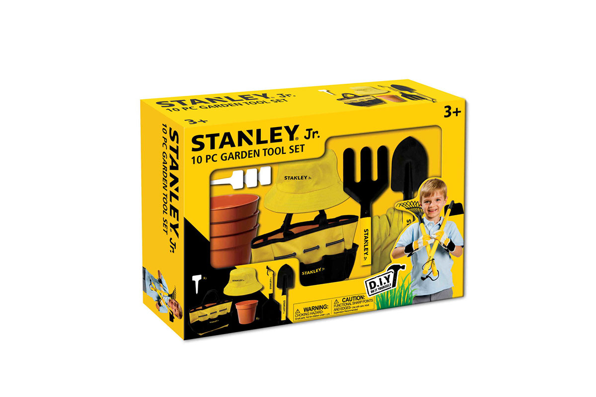 Stanley Jr Σετ εργαλείων κήπου 10 τεμαχίων SG004-1 MULTICOLOR Παιχνίδια