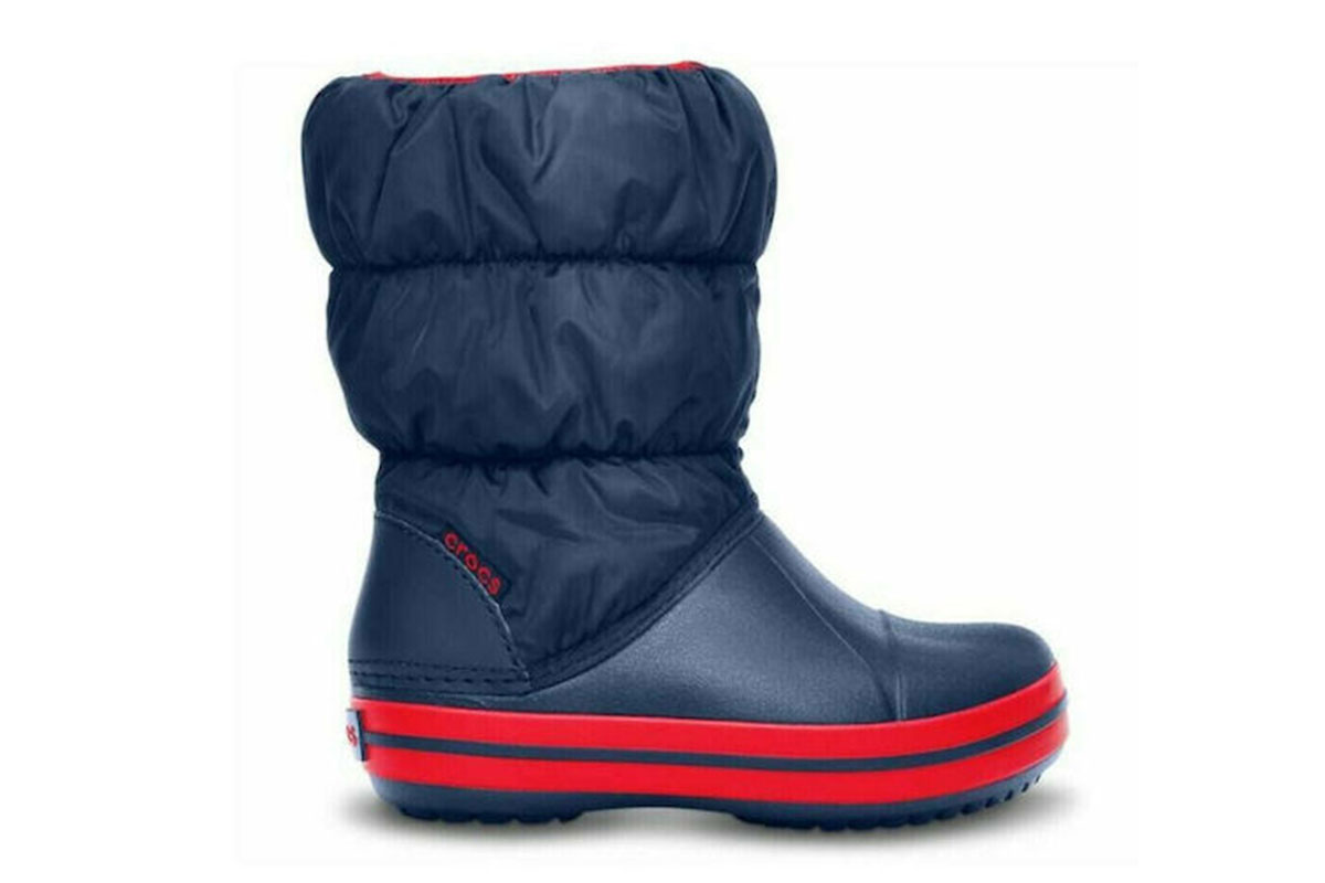 ΠΑΙΔΙΚΑ CROCS Winter Puff boot kids 14613 485 NAVY Αγόρι > Παπούτσια > Γαλότσες/Αδιάβροχα/Ομπρέλες