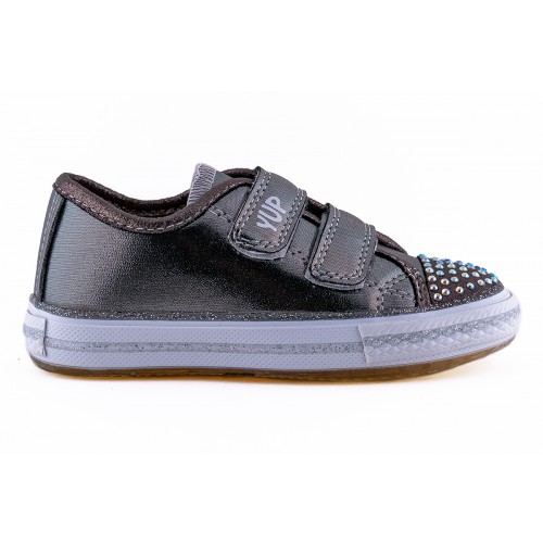 Sneakers & Πάνινα Παπούτσια Για Κορίτσια - 36 - SILVER | Crocodilino