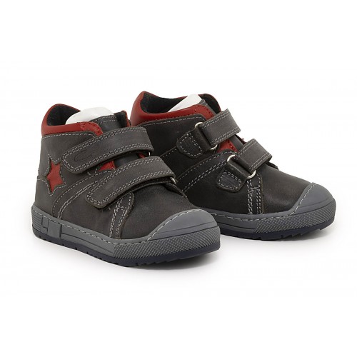 KIDS LEATHER ANATOMIC LOW BOOTS STAR