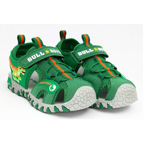 KIDS SHOE SANDALS BULL BOYS VELOCIRAPTOR CL3144 AS40 WITH LIGHTS