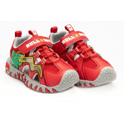 KIDS SHOE SANDALS BULL BOYS SPINOSAURO CL4533 RS01 WITH LIGHTS