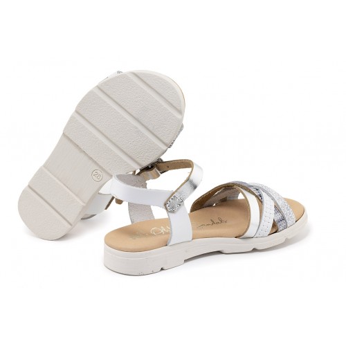 KIDS LEATHER SANDALS OH MY SANDALS 5300 BLANCO