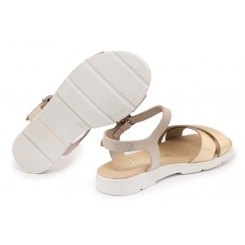 KIDS LEATHER SANDALS OH MY SANDALS 5303 NUDE
