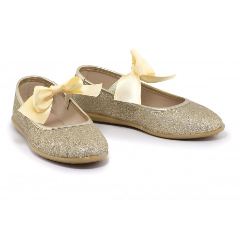 KIDS CONGUITOS MARY JANES GLITTER GOLD NV126509 0207