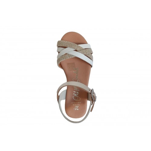 KIDS LEATHER SANDALS OH MY SANDALS 5524 BLANCO