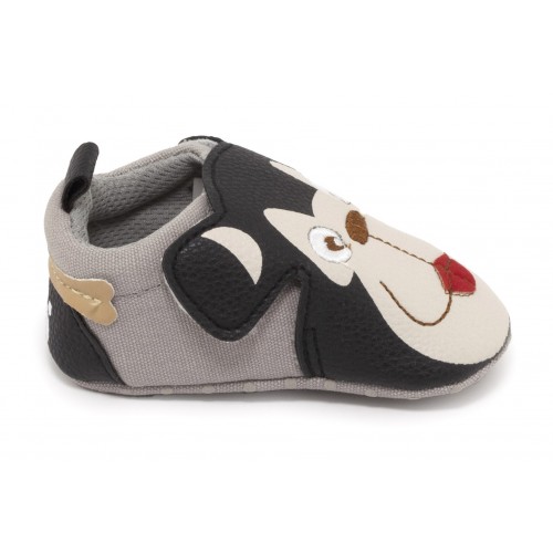 INFANTS SHOES YUP GREY PUPPY