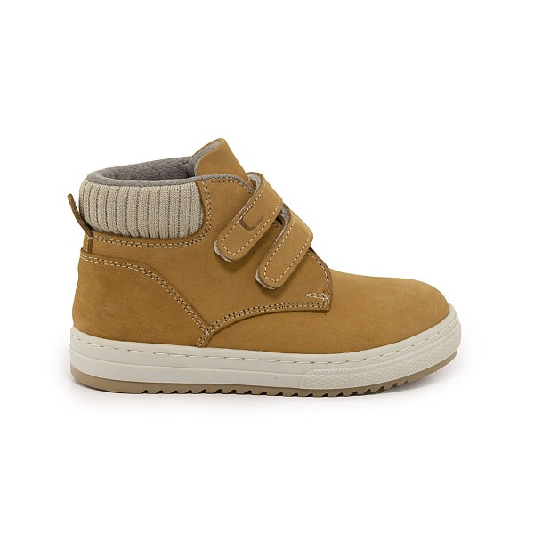 KIDS LEATHER LOW BOOTS 2 VELCRO