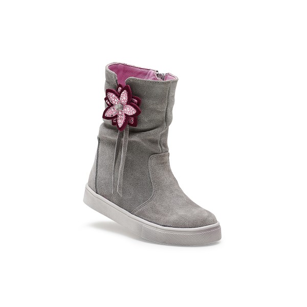CROCODILINO BOOTS WITH DOUBLE FLOWER