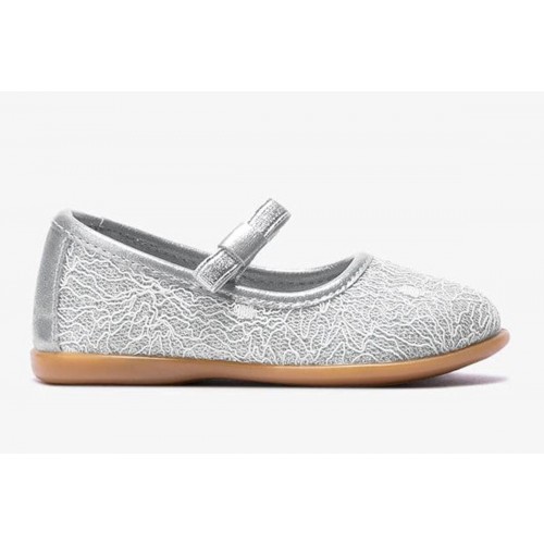 KIDS CONGUITOS MARY JANES SILVER NVS10275