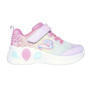 KIDS SPORT SHOES SKECHERS PRINCESS WISHES 302686N MLT WITH LIGHTS
